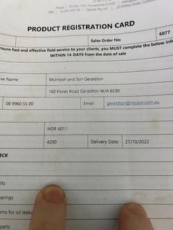 2022 Gessner Hdr-6011 Mk2 Deep Ripper