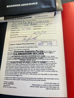 2016 Holden Commodore SV6 Black VF Series II MY16 Slipstream Blue