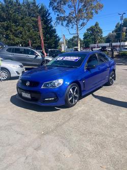 2016 Holden Commodore SV6 Black VF Series II MY16 Slipstream Blue