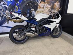 2013 Triumph DAYTONA 675 WHITE