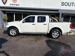 2011 Nissan Navara ST D40 MY11 4X4 Dual Range Polar White