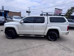 2015 Volkswagen Amarok TDI420 Highline 2H MY15 4X4 Constant Candy White