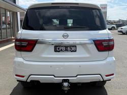 2023 Nissan Patrol Ti Y62 MY23 4X4 Dual Range Moonstone White