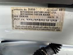 2012 Mitsubishi Triton GLX-R