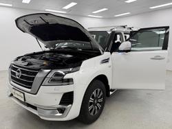 2020 Nissan Patrol Ti-L Y62 Series 5 MY20 4X4 Dual Range Moonstone White