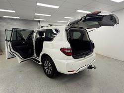 2020 Nissan Patrol Ti-L Y62 Series 5 MY20 4X4 Dual Range Moonstone White