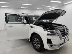 2020 Nissan Patrol Ti-L Y62 Series 5 MY20 4X4 Dual Range Moonstone White