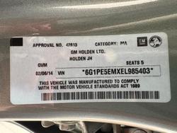 2014 Holden Cruze Z-Series JH Series II MY14 Prussian Steel