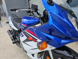 2008 Suzuki GS500F (FULL FAIRING) WHITE/BLUE