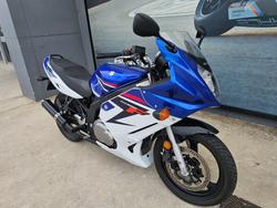 2008 Suzuki GS500F (FULL FAIRING) WHITE/BLUE