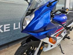2008 Suzuki GS500F (FULL FAIRING) WHITE/BLUE