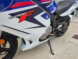 2008 Suzuki GS500F (FULL FAIRING) WHITE/BLUE