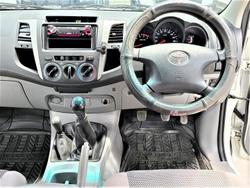 2006 Toyota Hilux SR5 KUN26R MY07 4X4 Glacier White