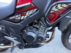 2017 Honda CB500X Red