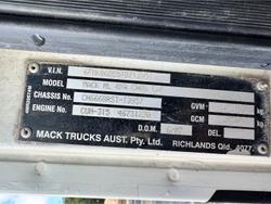 2007 MACK Concrete Agi Truck METROLINER