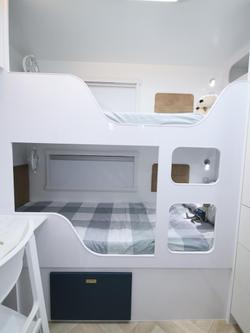 2026 Wonderland RV Amaroo 2106 Rear Bunk Layout