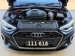 2023 Audi A4 35 TFSI S line B9 MY23 Mythos Black