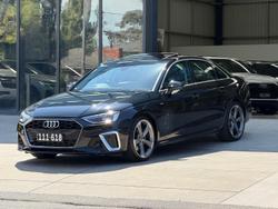 2023 Audi A4 35 TFSI S line B9 MY23 Mythos Black