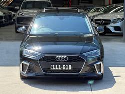 2023 Audi A4 35 TFSI S line B9 MY23 Mythos Black