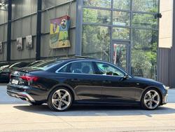 2023 Audi A4 35 TFSI S line B9 MY23 Mythos Black