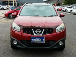 2011 Nissan Dualis +2 Ti J10 Series II MY10 Magnetic Red