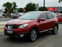 2011 Nissan Dualis +2 Ti J10 Series II MY10 Magnetic Red