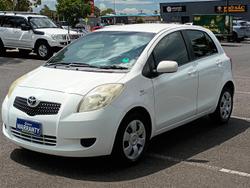 2008 Toyota Yaris YRS NCP91R Snow Cap White