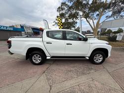 2019 Mitsubishi Triton GLX+ MR MY19 4X4 Dual Range White