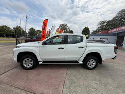 2019 Mitsubishi Triton GLX+ MR MY19 4X4 Dual Range White