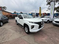 2019 Mitsubishi Triton GLX+ MR MY19 4X4 Dual Range White