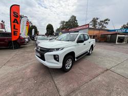 2019 Mitsubishi Triton GLX+ MR MY19 4X4 Dual Range White