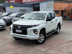 2019 Mitsubishi Triton GLX+ MR MY19 4X4 Dual Range White