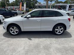 2013 Audi Q5 TDI 8R MY13 Four Wheel Drive Glacier White