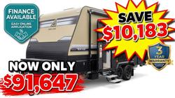 2025 New Age Caravans 19' Road Owl Adv 3 Bunk Save $10,183 Was $101,830