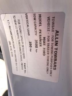 2021 Ford Ranger XL PX MkIII MY21.75 4X4 Dual Range Arctic White