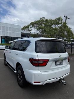 2022 Nissan Patrol Ti-L Y62 MY22 4X4 Dual Range Moonstone White