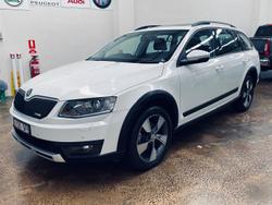 2016 SKODA Octavia Scout 110TDI NE MY17 4X4 White