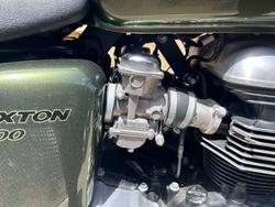 2012 Triumph THRUXTON 900 GREEN