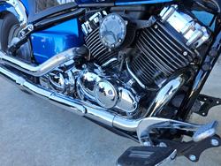 2009 Yamaha XVS650 V-STAR CUSTOM Blue