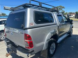 2015 Toyota Hilux SR5 KUN26R MY14 4X4 Dual Range Silver Sky