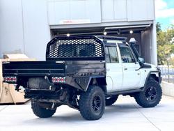 2015 Toyota Landcruiser Workmate VDJ79R 4X4 Dual Range French Vanilla