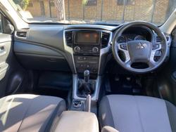 2019 Mitsubishi Triton GLX+ MR MY19 4X4 Dual Range White