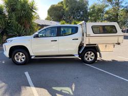 2019 Mitsubishi Triton GLX+ MR MY19 4X4 Dual Range White