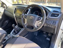2019 Mitsubishi Triton GLX+ MR MY19 4X4 Dual Range White