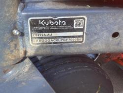 2022 Kubota Zg222