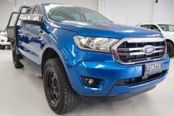 2018 Ford Ranger XLT PX MkIII MY19 4X4 Dual Range Lightning Blue