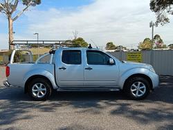 2010 Nissan Navara ST-X D40 MY10 4X4 Dual Range Brilliant Silver