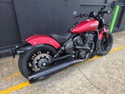 2025 Indian SCOUT BOBBER LIMITED SUNSET RED SMOKE