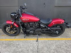 2025 Indian SCOUT BOBBER LIMITED SUNSET RED SMOKE