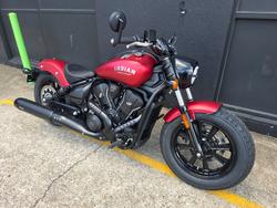 2025 Indian SCOUT BOBBER LIMITED SUNSET RED SMOKE